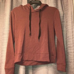 Burgundy Charlotte Russe hoodie